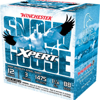 Winchester Ammo WXS123BB Xpert Snow Goose High Velocity 12Gauge 3" 1 1/4oz BBShot 25 Per Box/10 Case
