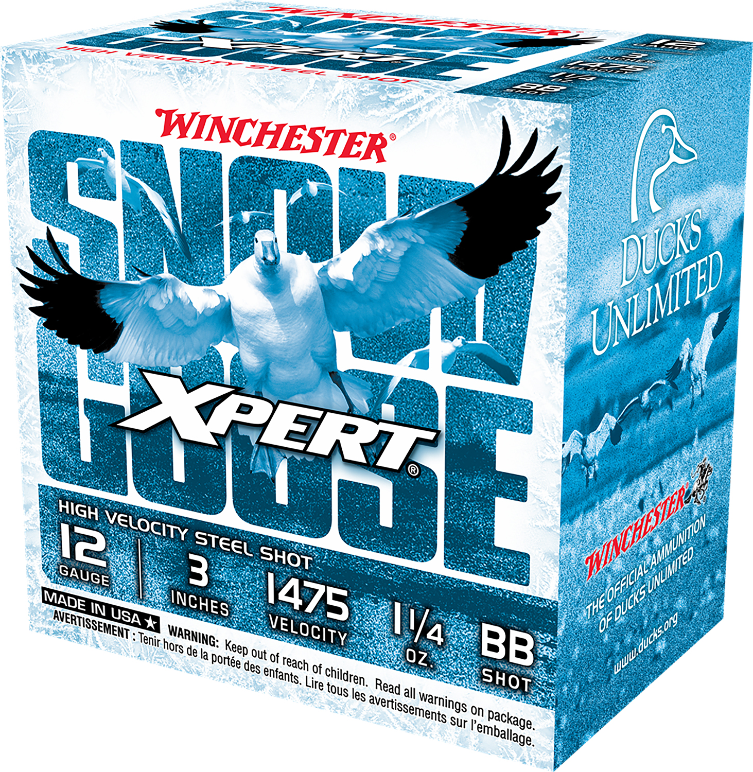Winchester Ammo WXS123BB Xpert Snow Goose High Velocity 12Gauge 3" 1 1/4oz BBShot 25 Per Box/10 Case 3 Winchester Ammo WXS123BB Xpert Snow Goose High Velocity 12Gauge 3" 1 1/4oz BBShot 25 Per Box/10 Case