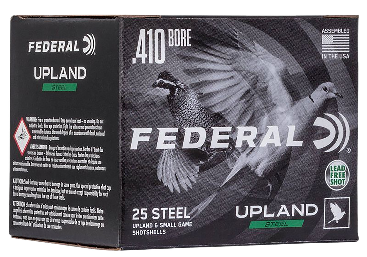 Federal USH41075 Upland Field & Range 410Gauge 3" 3/8oz 7.5Shot 25 Per Box/10 Case 3 Federal USH41075 Upland Field & Range 410Gauge 3" 3/8oz 7.5Shot 25 Per Box/10 Case