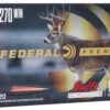 Federal P270SS1 Premium 270Win 130gr Swift Scirocco II 20 Per Box/10 Case 1 121091