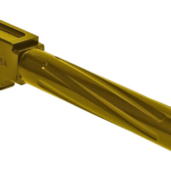 Rival Arms RA20G103E Precision V1 Drop-In Barrel 9mm Luger 4.49" Gold PVD Finish 416R Stainless Steel Material for Glock 17 Gen5