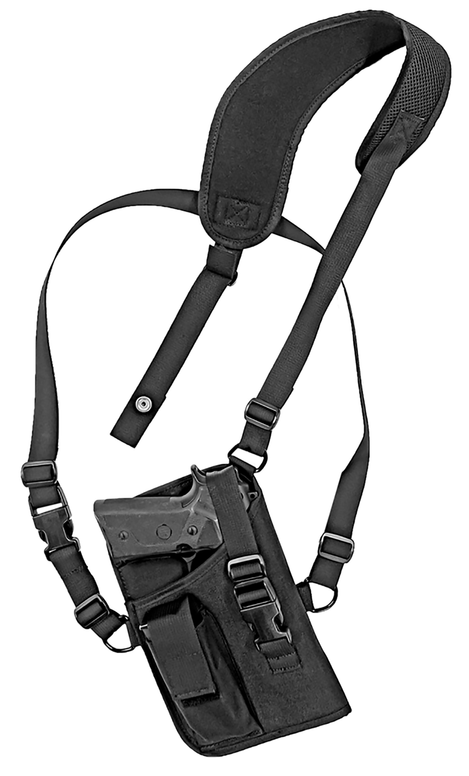GrovTec US Inc GTHL15105R Trail Pack Shoulder Black Nylon Harness Fits Large Semi-Auto Fits 4.50-5" Barrel Right Hand 3 GrovTec US Inc GTHL15105R Trail Pack Shoulder Black Nylon Harness Fits Large Semi-Auto Fits 4.50-5" Barrel Right Hand