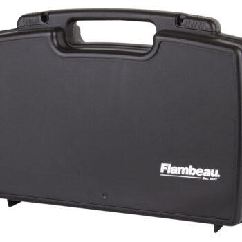 Flambeau 6455SC Safe Shot Pistol Pack Case Black Polymer Holds 2 Pistols