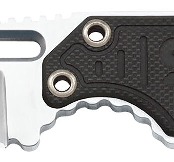 S.O.G SOG-NB1002-C Instinct Mini 1.90" Fixed Clip Point Plain Satin Polished 5Cr15MoV SS Blade Black/Silver G10/SS Handle Includes Lanyard/Sheath