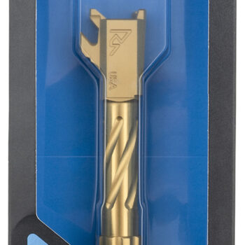 Rival Arms RA-RA20H101E Precision V1 Gold PVD Stainless Steel Spiral Fluted Threaded for Springfield Hellcat