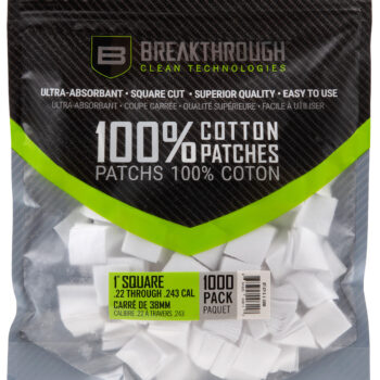 Breakthrough Clean BTCPS11000 Square Patches 243/270 Cal 1" 1000 pieces