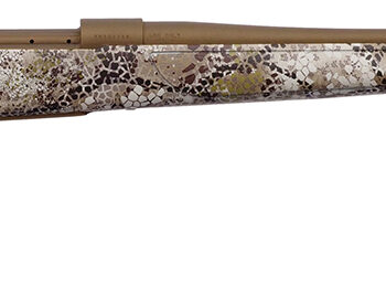 Weatherby VAP65CMR2T Vanguard Badlands 6.5 Creedmoor 4+1 22" Burnt Bronze Cerakote #2 Threaded Barrel, Drilled & Tapped Steel Receiver, Badlands Approach Camo Monte Carlo w/Raised Comb Synthetic Stock