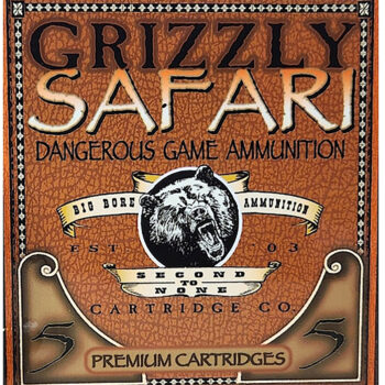 Grizzly Ammo GC416RG5   416Rigby 400gr Solid Brass 5 Per Box/10 Case