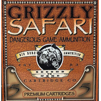 Grizzly Ammo GC458WM5   458WinMag 500gr Solid Brass 5 Per Box/10 Case