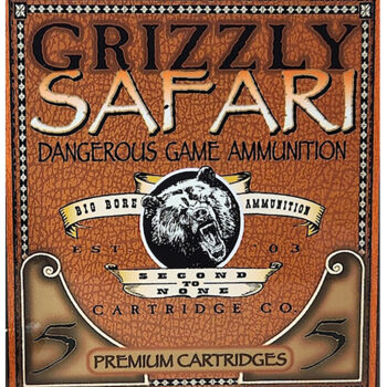 Grizzly Ammo GC45RG5   450Rigby 500gr Solid Brass 5 Per Box/10 Case