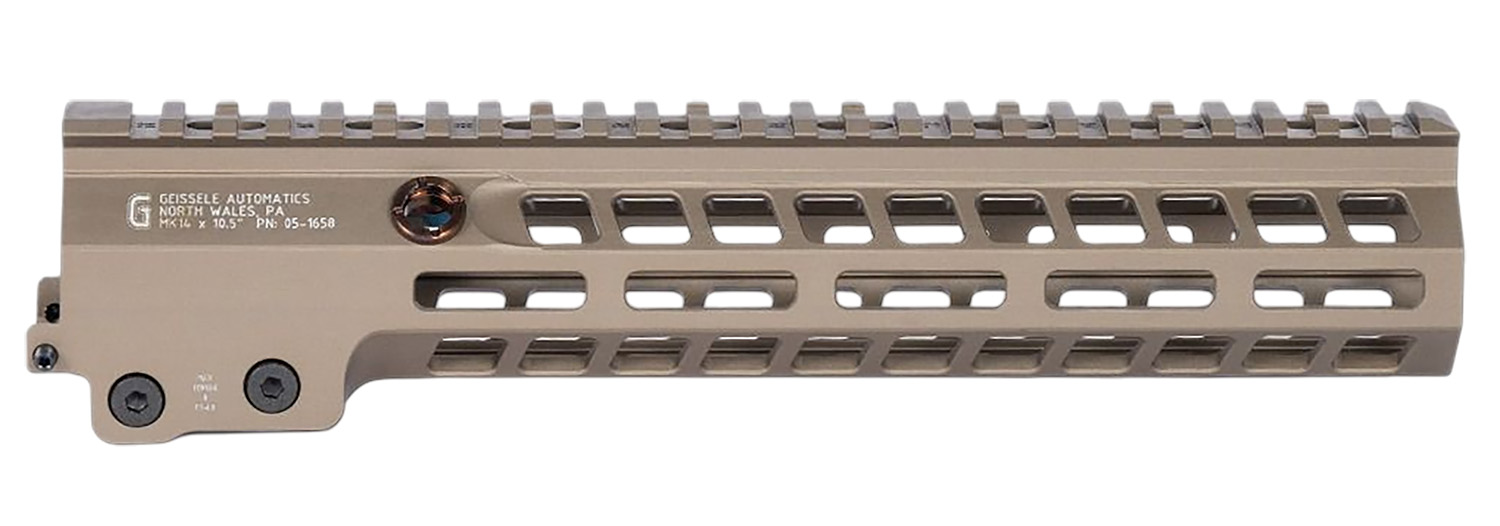 Geissele Automatics 051658S Super Modular Rail MK14 DDC Aluminum 10.50" Long 3 Geissele Automatics 051658S Super Modular Rail MK14 DDC Aluminum 10.50" Long