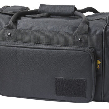 US PeaceKeeper P21115 Medium Range Bag Water Resistant Black 600D Polyester with Pockets, Removable Gun Rug, & Wraparound Handles 18" L x 10" H x 10" D Exterior Dimensions
