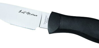 Spyderco FB02P Moran  3.88" Fixed Drop Point Plain Satin VG-10 SS Blade/Black FRN Handle Includes Sheath w/G-Clip