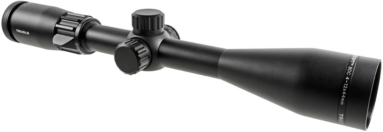 TruGlo TG-8541BIB Intercept Black Anodized 4-12x44mm 1" Tube Illuminated BDC Reticle 3 TruGlo TG-8541BIB Intercept Black Anodized 4-12x44mm 1" Tube Illuminated BDC Reticle