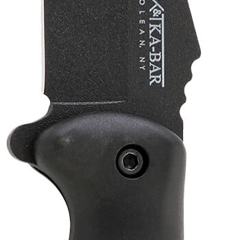 Ka-Bar BK10 Becker Crewman 5.50" Fixed Clip Point Plain Black 1095 Cro-Van Blade, Black Ultramid Handle, Includes Sheath