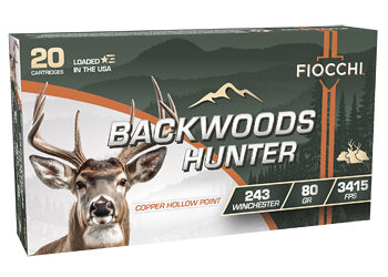 FIOCCHI BKWD HNTR 243WIN 80GR 20/200