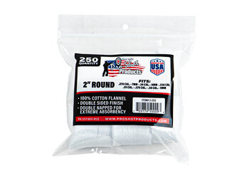 PRO-SHOT PATCH 270-38 CAL 2" 250PK