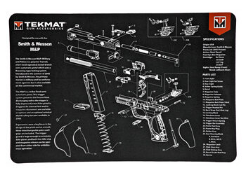 TEKMAT PISTOL MAT S&W M&P BLK