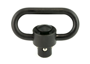 UTG BUTTON QD SLING SWIVEL 1.38" BLK