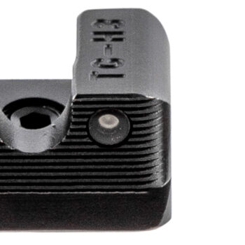 TruGlo TG231Z1C Tritium Pro  Black | Green Tritium Orange Outline Front Sight Green Tritium Rear Sight