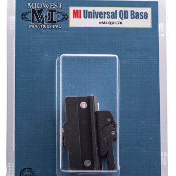 Midwest Industries MIQD170 Universal QD Base  Black Hardcoat Anodized