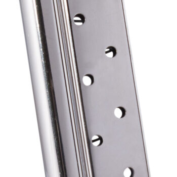 Mec-Gar MGCGGOV38N Standard  Nickel Detachable 9rd 38 Super for 1911 Government
