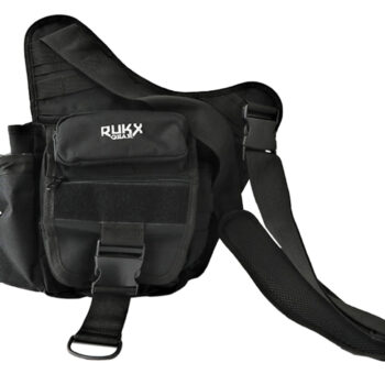 Rukx Gear ATICTSBB Sling Bag  Black 600D Polyester Single Strap