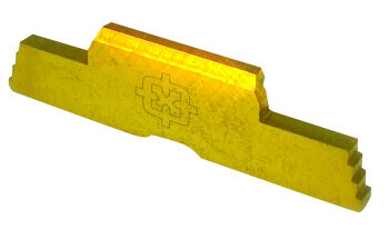 Cross Armory CRG5SLGD Slide Lock  Extended Compatible w/Glock Gen1-5/P80 Gold Steel