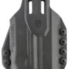 Blackhawk 416476BK Stache IWB Size 76 Black Polymer Belt Clip Compatible w/Glock 43X/48 w/SureFire XSC Ambidextrous 2 134622