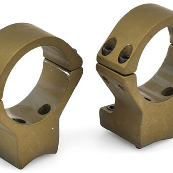Talley HC850735 Scope Mount/Ring Combo  Burnt Bronze Aluminum 34mm Tube X-Bolt High Rings 0 MOA