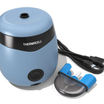 Thermacell E55B E-Series Rechargeable Repeller Light Blue Effective 20 ft Odorless Scent Repels Mosquito Effective Up to 12 hrs