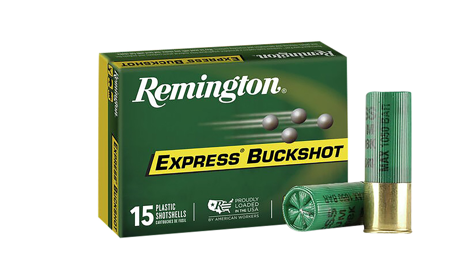 Remington Ammunition 26876 Express Buckshot 12Gauge 2.75" 00Buck Shot 15 Per Box/5 Case 3 Remington Ammunition 26876 Express Buckshot 12Gauge 2.75" 00Buck Shot 15 Per Box/5 Case