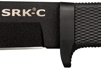 Cold Steel CS-49LCKD SRK Compact 5" Fixed Plain Black Tuff-Ex Finish SK-5 Steel Blade/Black Kray-Ex Handle Includes Sheath