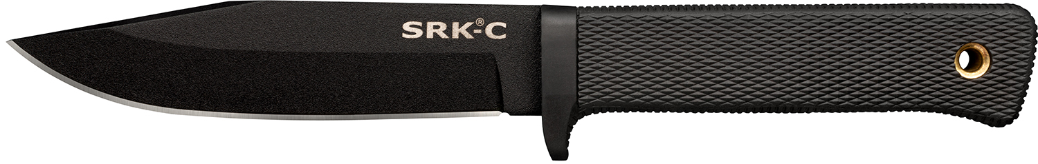 Cold Steel CS-49LCKD SRK Compact 5" Fixed Plain Black Tuff-Ex Finish SK-5 Steel Blade/Black Kray-Ex Handle Includes Sheath 3 Cold Steel CS-49LCKD SRK Compact 5" Fixed Plain Black Tuff-Ex Finish SK-5 Steel Blade/Black Kray-Ex Handle Includes Sheath