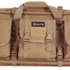 GPS Bags DRC36FDE Double Rifle Case 36" Flat Dark Earth 600D Polyester w/ 2 Padded Pistol Sleeves MOLLE Webbing & Lockable Zippers 2 145416 19