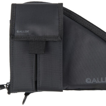 Allen 78-7 Pistol Case  W/Mag Pouch Black Nylon Fits Compact Handguns