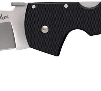 Cold Steel CS62MGC Espada  XL 7.50" Folding Clip Point Plain AUS-10A SS Blade/9.25" Black w/Polished Bolsters G10 Handle Includes Belt Clip