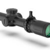 Swampfox Optics THK14241RF Tomahawk II Black 1-4x 24mm 30mm Tube Bright Fiber Optic Red Reticle 1 173003