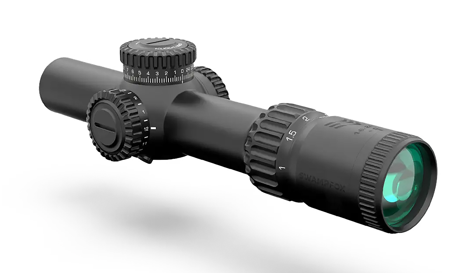 Swampfox Optics WAR16241RL Warhorse Red 1-6x24mm FFP 3 Swampfox Optics WAR16241RL Warhorse Red 1-6x24mm FFP