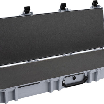 Pelican VCV8000000GRY Vault Double Rifle Case 53" Gray Polyethylene Foam Weather Resistant