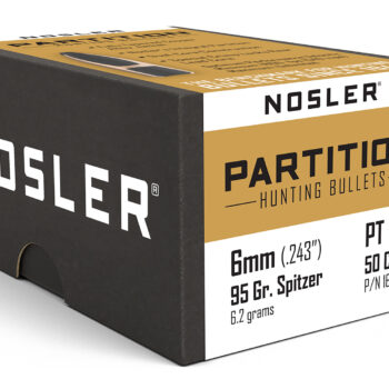 Nosler 16315 Partition  6mm 95gr Partition 50/Box