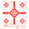 Champion Targets 47387 Redfield Sight-In Diamond Paper Pistol/Rifle 16" x 16" White/Red 100 Per Pkg 1 94043 1