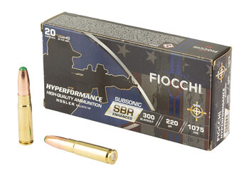 FIOCCHI HYPR SBR 300BLK 220GR 20/200