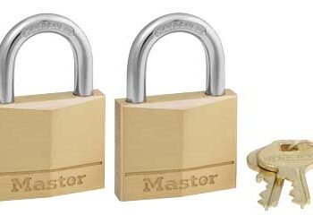 MASTERLOCK PADLOCK 2PK KEYED ALIKE