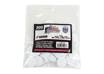 PRO-SHOT PATCH .22-.270CAL 1" 300CT