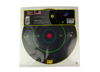 PROSHOT 12" MULTI CLR BULLSEYE 5PK