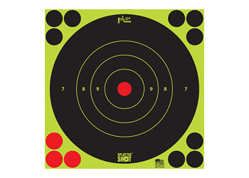 PRO-SHOT TARGET 8" GRN BULLSEYE 6PK