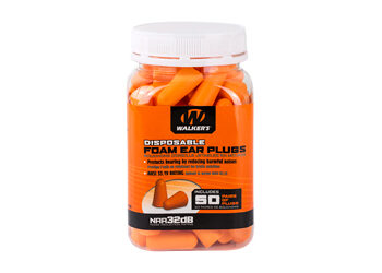 WALKER'S FOAM EAR PLUGS 50PK JAR