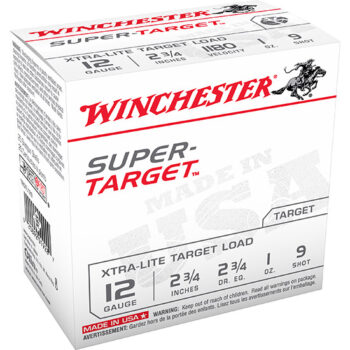 WIN SUPER TARGET 12GA XLITE 2.75 1OZ #9 25/10