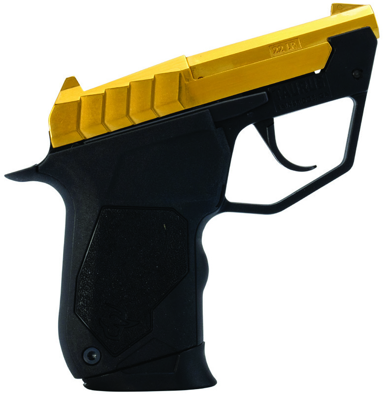 22 TUC .22LR 2.5" Fixed Gold/Blk 9-rd 3 22 TUC .22LR 2.5" Fixed Gold/Blk 9-rd
